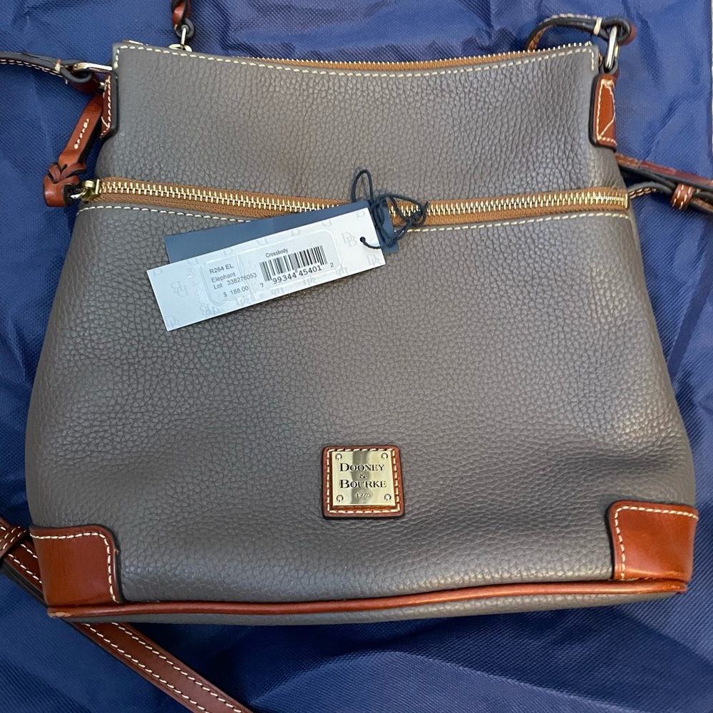 Dooney & Bourke Pebble Grain Crossbody Elephant